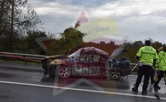 Hendek’te Kaza 1 Ölü, 2 Yaralı…