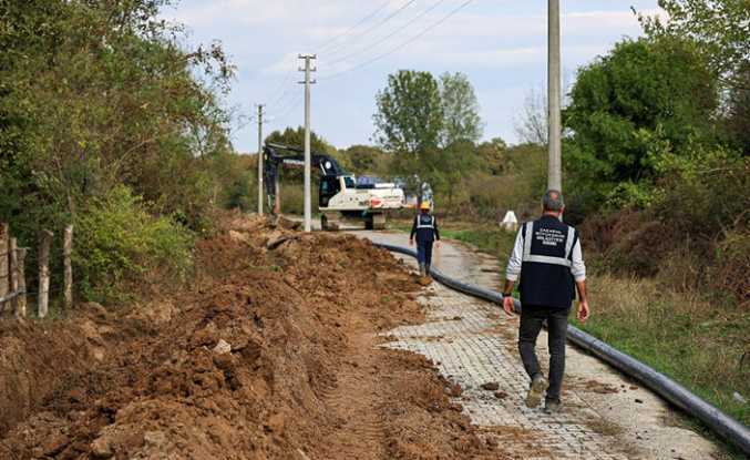 Hendek’te Kesintisiz İçme Suyu Taşıyacak Hat Devreye Alınıyor