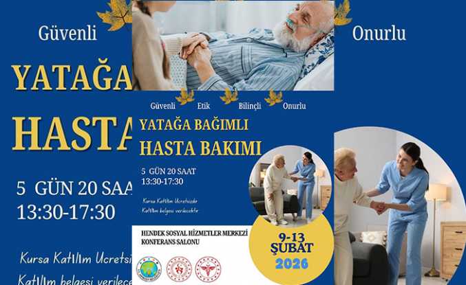 Yatağa Bağımlı Hasta Bakımı Ve Evde Hasta Bakıcı Eğitimi