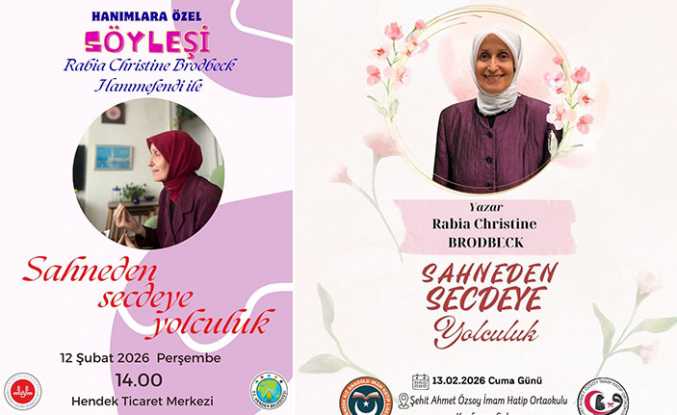 Yazar Rabia Chiristine Brodbeck söyleşi programı Düzenlenecek