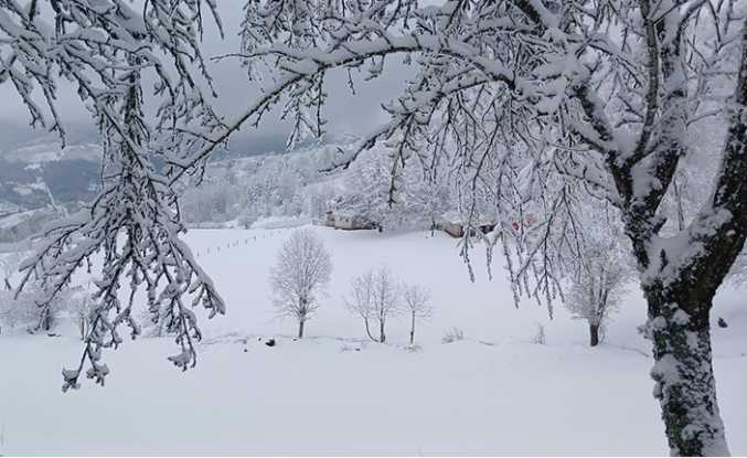 Zirve’den Kar Manzarası