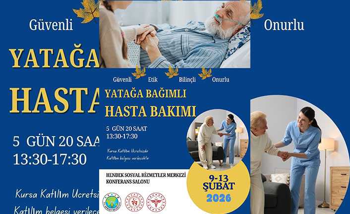 Yatağa Bağımlı Hasta Bakımı Ve Evde Hasta Bakıcı Eğitimi