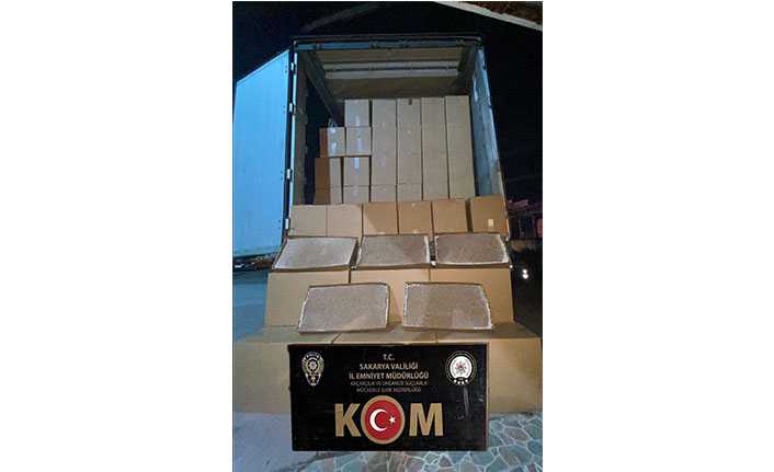 Hendek’te 1 Milyon 125 Bin Makaron Ele Geçirildi