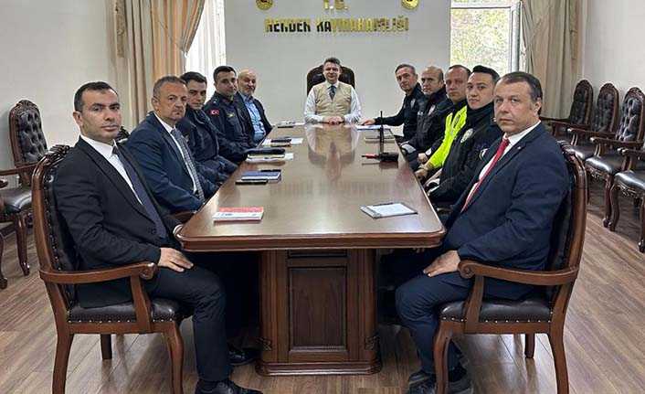 İlçe Asayiş Toplantısı Gerçekleştirildi